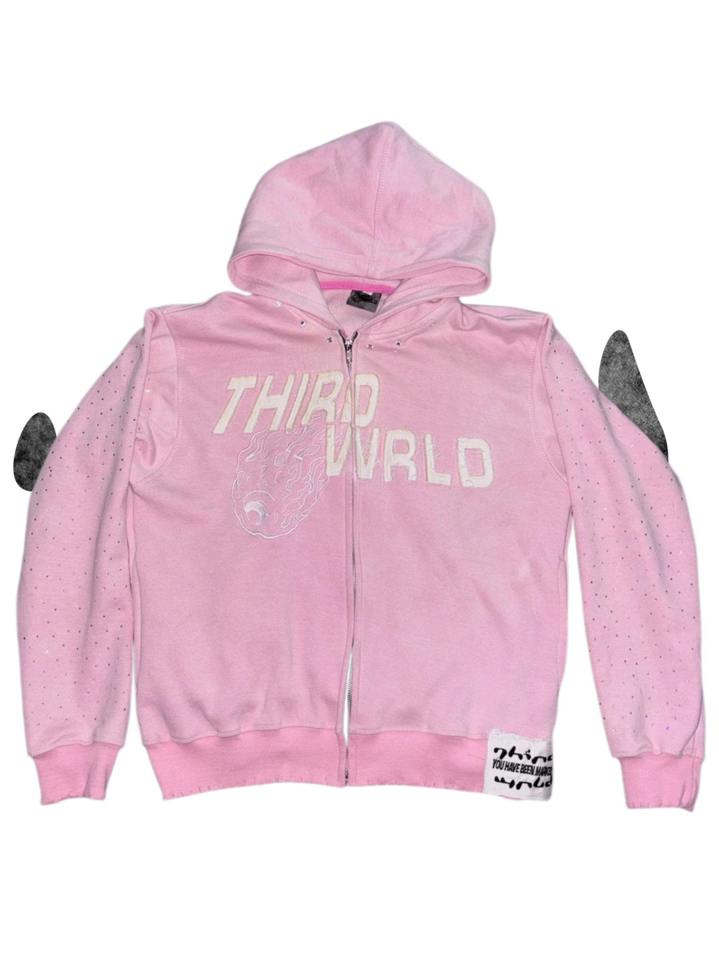 Pink “You’ve Been Marked” zip-up